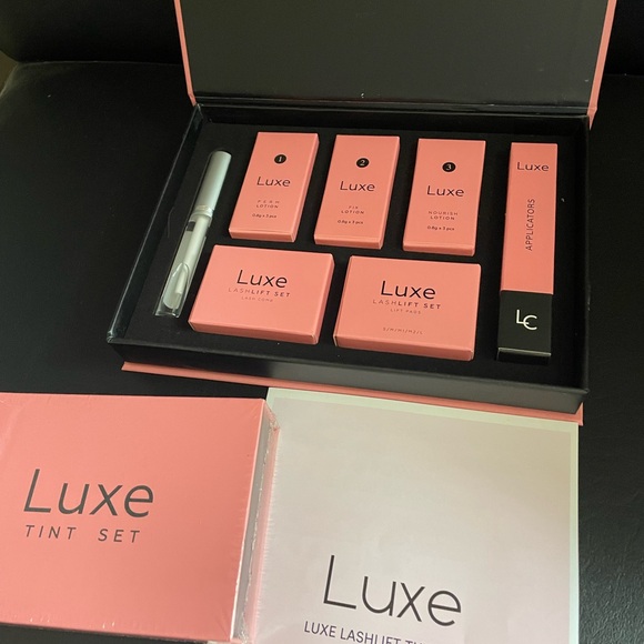 Luxe LashLift & Tint. PLEASE READ: 2 Lashlift applications used. Tint used once - Picture 2 of 3
